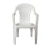 Import garden plastic outdoor furniture set PP square table and stackable chair from China