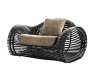 Garden Sets Furniture Cafe Table Chair Aluminum Modern Outdoor Restaurant Metal rattan sofa set with coffee table