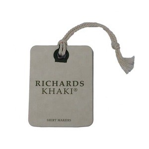 Garment Use and Garment Tags Product Type cardboard hang tags