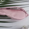 Gerine 22mm pink slip silk 100% silk filament filling sleep customized embroidery heavy massage eye mask