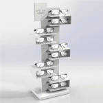 glamdisplay4 Tiers Optician Glasses Display Stands Acrylic Eyewear Displays Holder