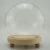 Import Glass ball with wood&amp;bamboo&amp;glass base for craftes decoration from China