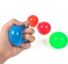 Glow in the dark floor anti stress relief luminescent toy ball target anti-stress fluorescent sticky wall ceiling ball in stock
