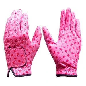 Golf Glove Full Leather Indonesia  Color Star Pink