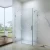 Import Good price simple free standing hinge 6mm glass bathroom shower room from China