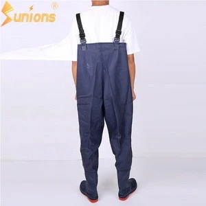 good price thickened breathable and wear - resistant PVC nylon fishing waders pants and pantyhoses for firerman and