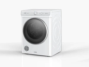 good quality 8kg air ventilation front loading tumble cloth dryer / clothes dryer with timer