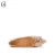Import Goxeou Women Ballet Flats Ladies Shallow Mouth Shoes YS Metal Brooch Decoration Pointed Toe Casual Leisure Party Wedding Office from China