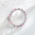 Import Grace Jewelry Eternity Couple Heart Shape Custom Ring Pink White CZ Custom Silver 925 Zircon Engagement Rings Women from China