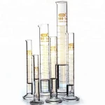 graduated glass  measuring cylinder