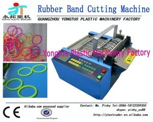 Guangzhou factory new condition automatic TPR TPU SBS NBR rubber band tube cutting machine