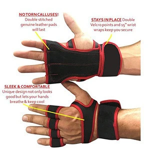 gym fitness neoprene weight lifting gloves