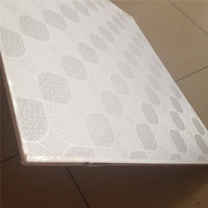 Gypsum Board Vinyl Faced Ceiling Tiles 12.5 mm
