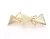 Import H36-145 pretty women resin stone textured triangle gold hair barrette from China