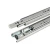 H42mm full extension drawer rails telescopic channels rails dotted surface 3 balls blister packing