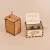 Import hand crank retro classic music box DIY custom wood and light music box mechanism toy from China