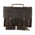 Handbag Men's Leather Bag Genuine Leather Briefcase for short business trip