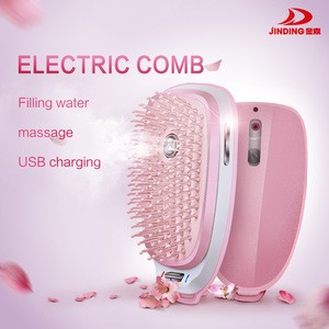 Handheld USB rechargeable Facial Steamer/Hair Massage Comb JD-601