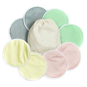 Happy flute factory washable reusable nursing pad bamboo breast pads