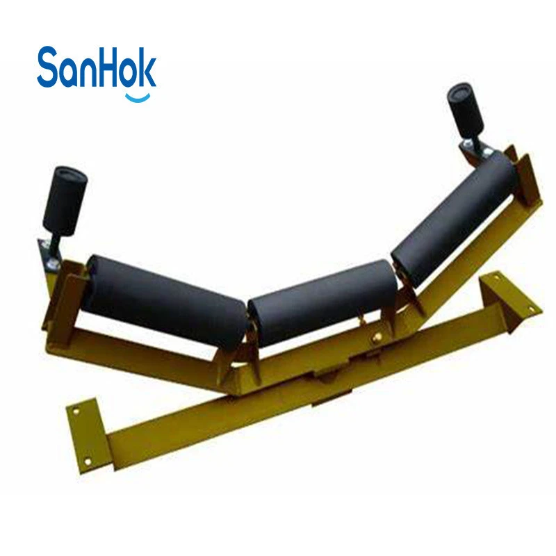 Heavy Duty Material Handling Equipment Carbon Steel Carrying Troughing Idlers