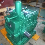 Heavy duty ZLY series double stage cylindrical parallel shaft helical gearbox gear reduction manufacturers sale