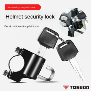 Helmet lock alloy material electric car lock helmet storage anti-theft motorcycle accessories lock spot wholesale