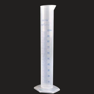 Hexagonal Measuring Cylinder with Plastic Base and Ring