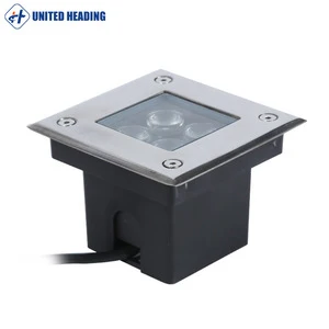 High Brightness stainless steel outdoor LED Recessed IP67 5W square underground light