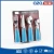 Import High class silver color cute colorful handle stainless steel fork and spoon set from China