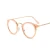 Import High End Retro Metal Oval Gold Glasses Frame Custom Glass Frames Optical Eyewear from China
