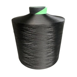 High Performance Anti-bacteria Black 100% Polyester Yarn