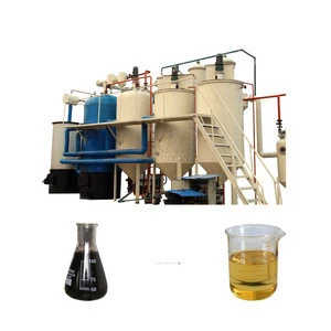 High profit used motor oil to diesel fuel recycling machinery plant and price used transformer oil filter machine