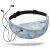 Import High Quality 3D digital printing flamingo headphone Jack sport waist bag waterproof chest bag from China