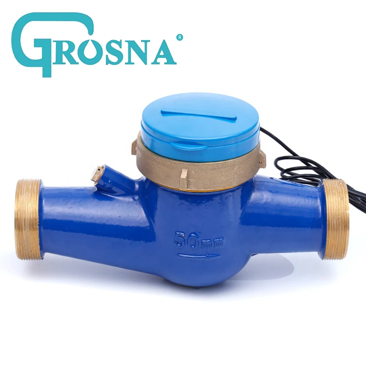 High Quality 50mm Multi-jet Dry Type Brass Water Meter Houseold Use Cold Water Meter Flow Meters