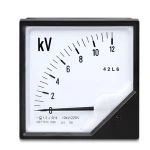 High Quality AC DC Analog Voltage Square Panel Meter 72*72mm,Moving Iron Type Analog AC Ammeter/Voltmeter