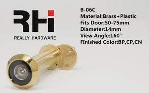 High Quality Brass Door Viewer B-06C