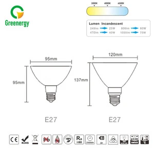 High quality CE RoHS approval plastic waterproof projection RGB led par light