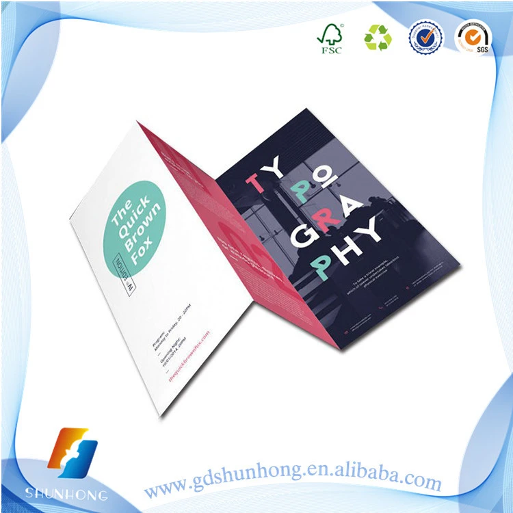 High quality cheap price art paper flyers/booklet printing service