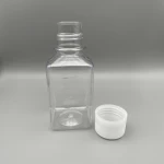 High Quality Chemistry Analyzers Transparent Glass 250Ml Hdpe Reagent Bottle With Wide Mouth