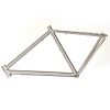 High Quality Custom Disc Road Titanium Bike Bicycle Frame For Flat Disc Brake Mount