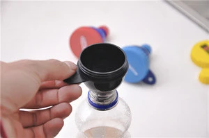 High quality custom pp plastic powder funnel with two lid