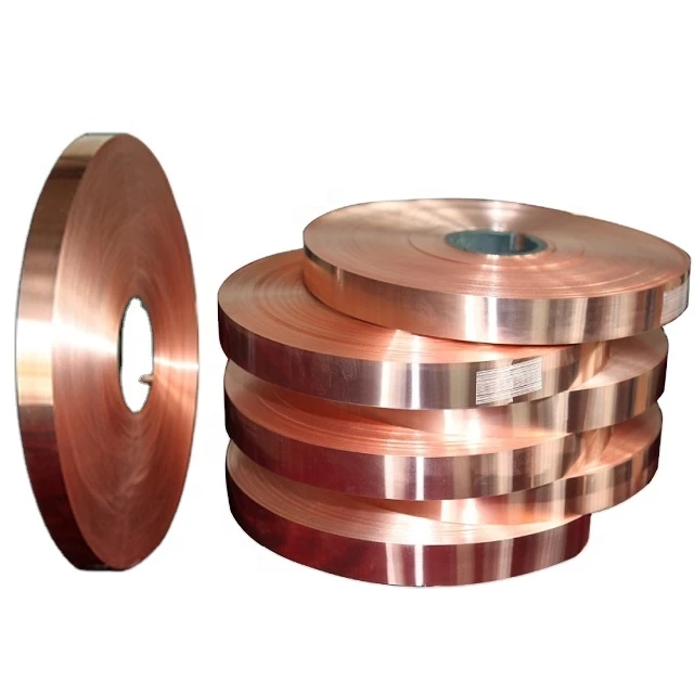 High quality customized  C11000 copper strip foil tape for electrical