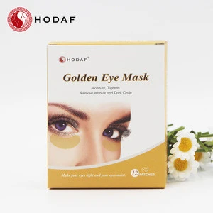 High quality direct supply sleeping crystal collagen eye mask and golden eye patch