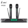 High quality Dual channel UHF wireless microphone ,Professional KTV Wireless Microphone,Outdoor DPLL wireless singing microphone