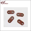 High Quality Fashion PU leather cord end stopper