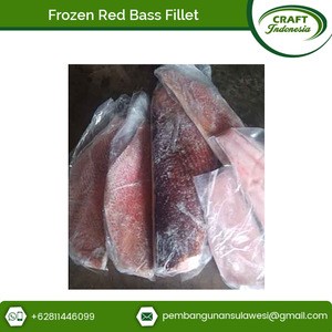 High Quality Fresh Seafood Frozen Red Bass Fish Fillet for Bulk Purchase