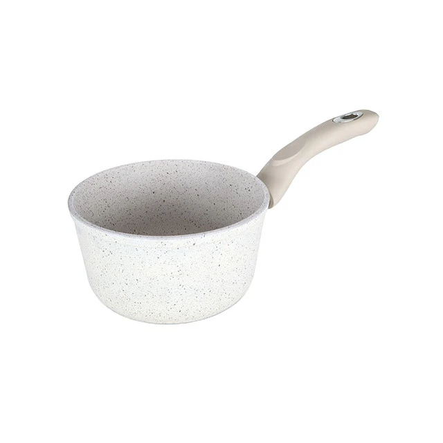 High Quality InductionCooking Kitchenware Cooking Pot Non Stick Coated Marble Cookware Set