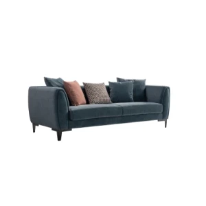 High Quality Living Room Couch Set Home Furniture Modern Design Wood Frame Soft Fabric Sofa