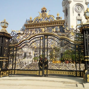 High Quality luxury wrought iron villa gates