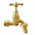 Import High quality Male Thread connection manufacturer home outdoor 1/2 inch garden faucet brass copper bibcock from China